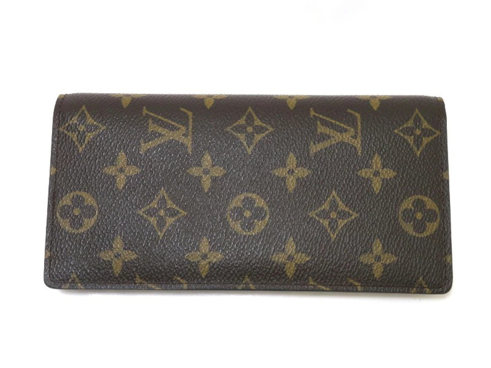 LOUIS VUITTON Portefeuille Brazza Zip Long Wallet Monogram JH